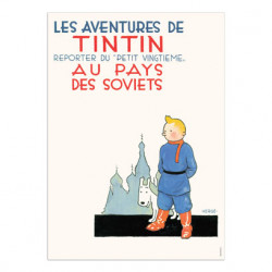 Poster-Tintin au pays des...