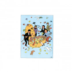 Postcard Tintin-Easter
