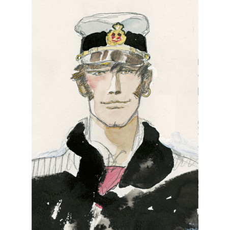 Cartolina Corto Maltese - Lettera Manoscritta, Dimensioni 17.5x12.5 Cm