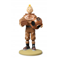 Tintin in a diving suit