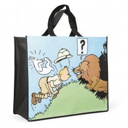 Large Shopper-Tintin in Congo