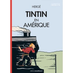 Poster-Tintin en Amérique