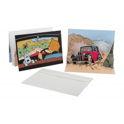 Postcard Tintin-The Rosengart