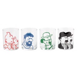 Pack 4 glasses - Tintin...
