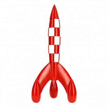 Aroutcheff Moulinsart Tintin - Fusée lunaire 11,5cm (bois