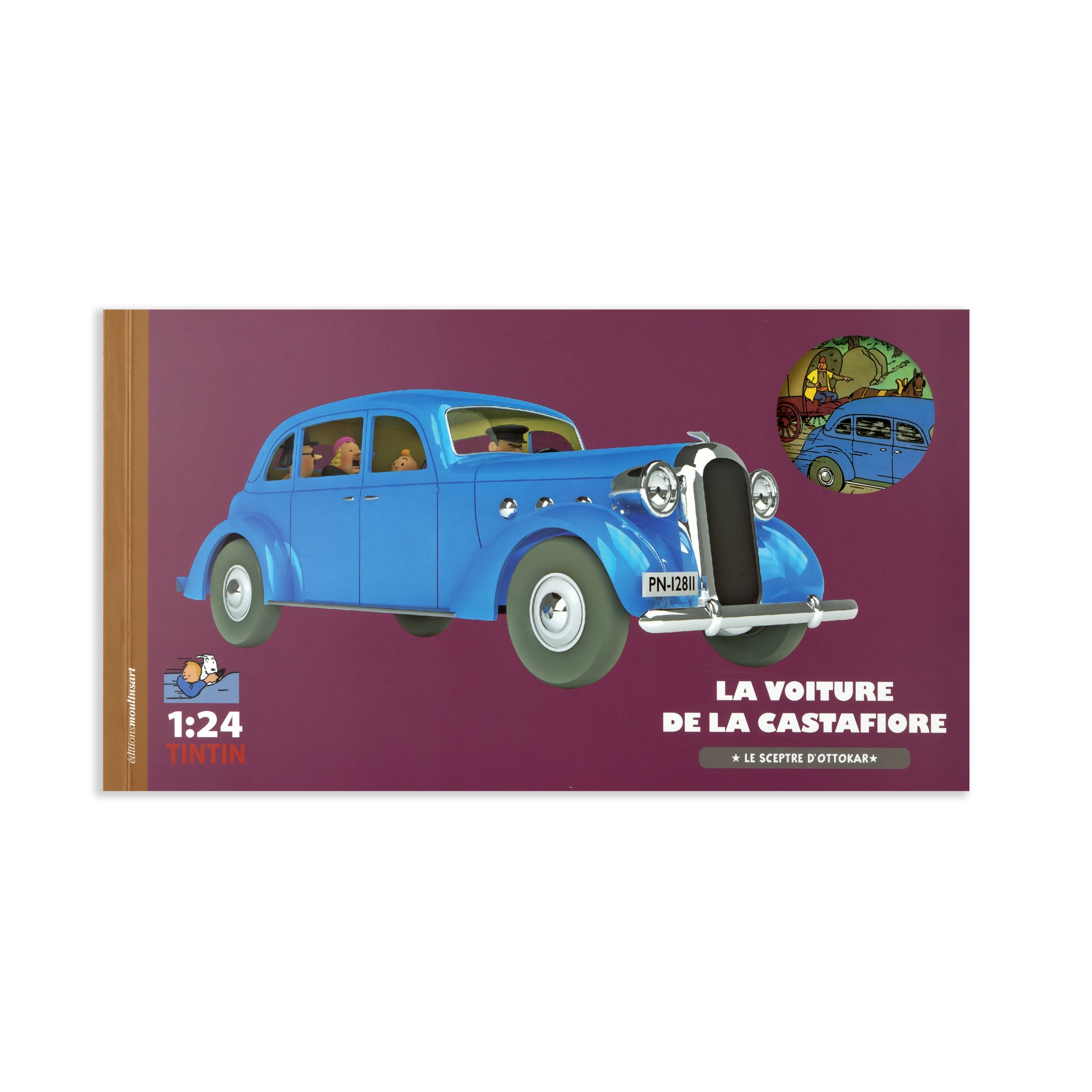 Voiture Tintin N°32 - La Voiture de la Castafiore 1/24