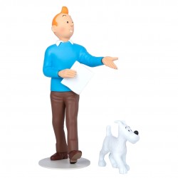 Tintin & Snowy Statue