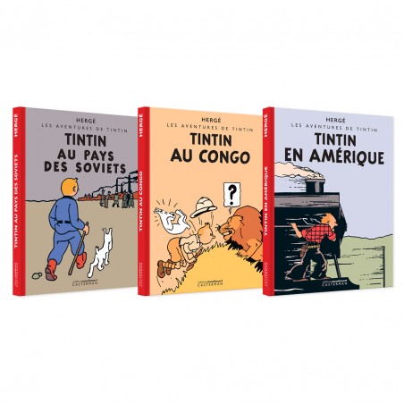 Box set 3 Albums Tintin colorized version - Accueil | BOUTIQUE.TINT