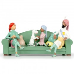 Tintin - Scene du divan