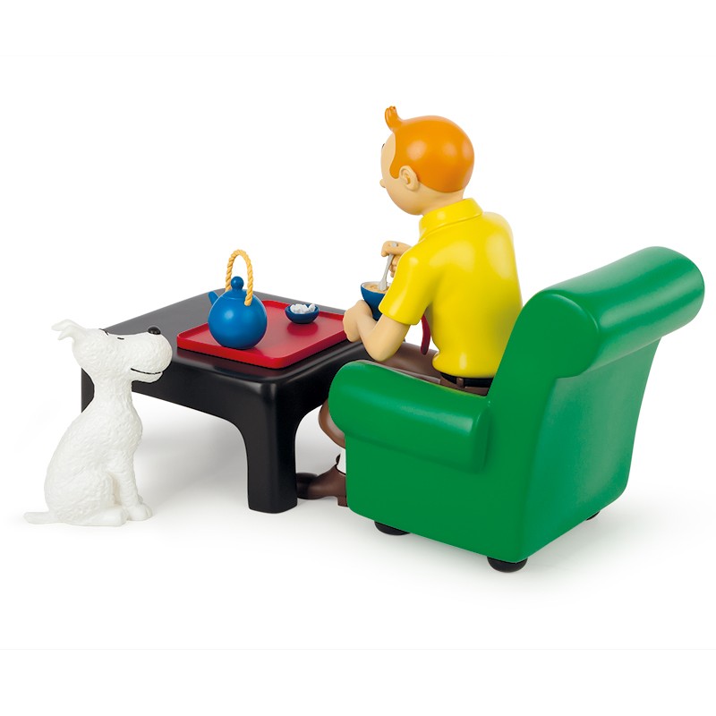 Pixi HERGÉ Stèles Patrick Regout Le Lotus Bleu / Tintin prenant le Thé
