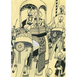 Postcard - elephant, highness
