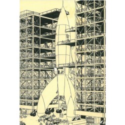 Postcard - Lunar rocket ramp