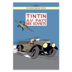 Postcard-Tintin in the Land...