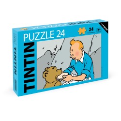 Puzzle - Tintin & cub bear