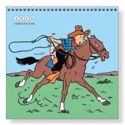 Large Calendar Tintin 2026