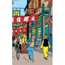 Notebook-Tintin rickshaw